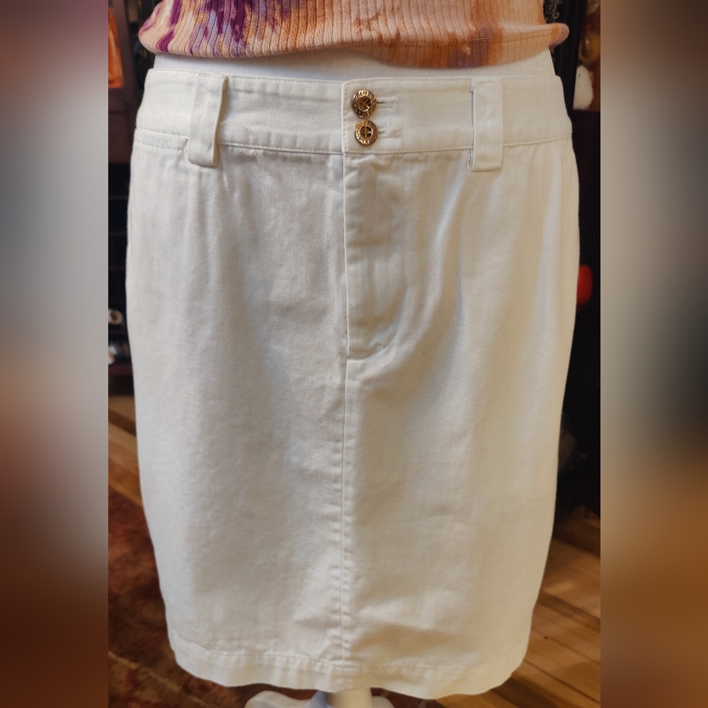 Vintage Lauren Ralph Lauren Green Label Denim Mini Skirt